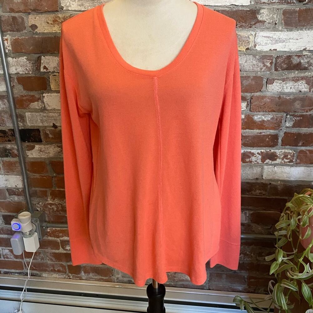 Gap Women's Coral Long Sleeve Top Size S